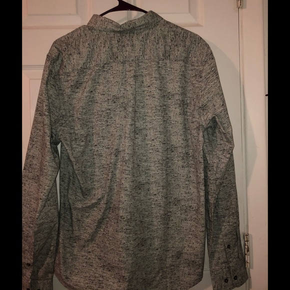 NEW W TAG. Large Gray Dress Shirt - Picture 2 of 2